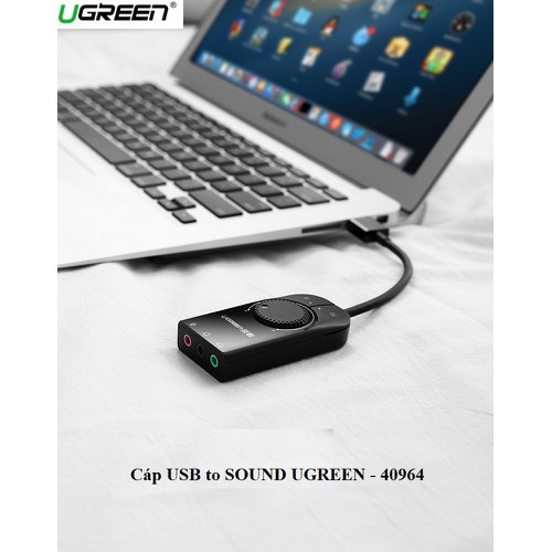 Cáp Chuyển USB ra Sound Có Điều Chính ÂM LượngUgreen 40964 - Hàng Chính Hãng