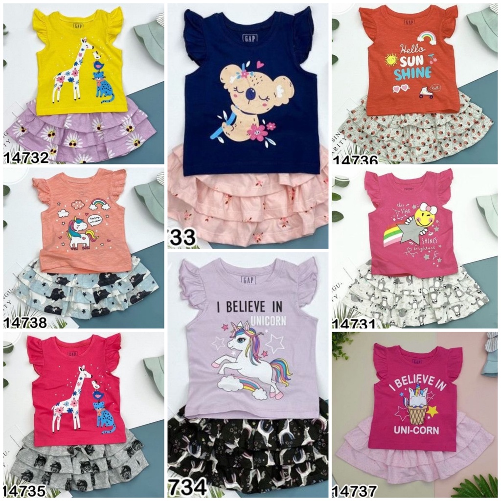 BỘ ÁO VÁY TẦNG CÁNH TIÊN NHIỀU MẪU DỄ THƯƠNG CHO BÉ 9-40KG - BIGBABYSHOP