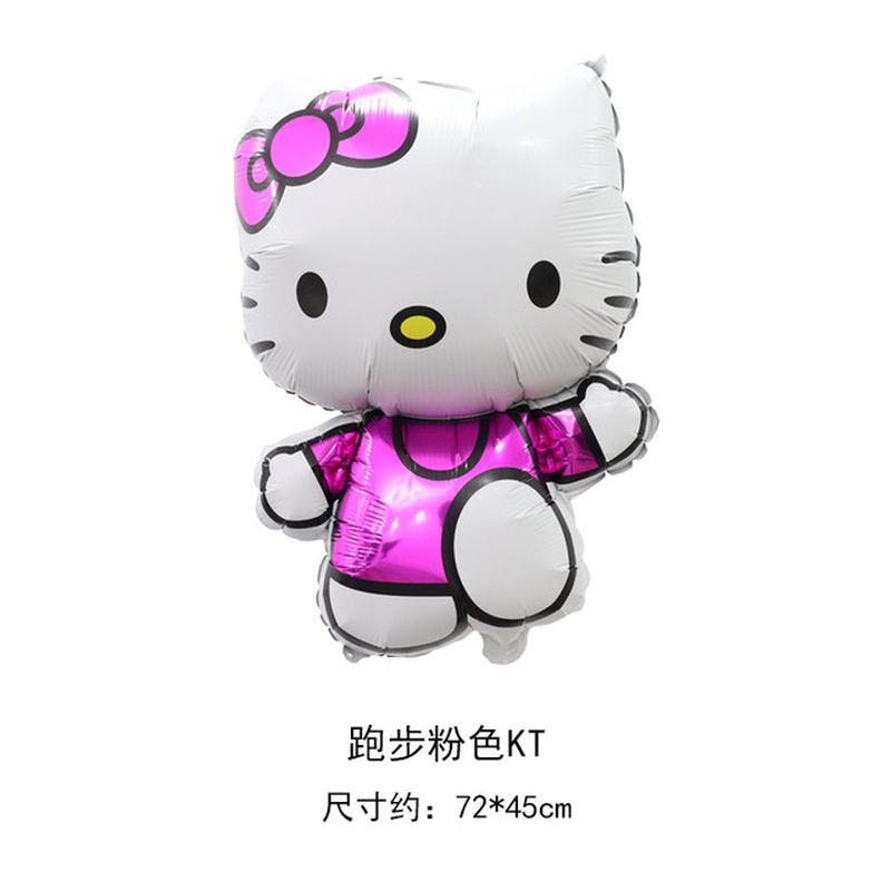 Bong Bóng Nhôm Hình Hello Kitty Trang Trí Tiệc