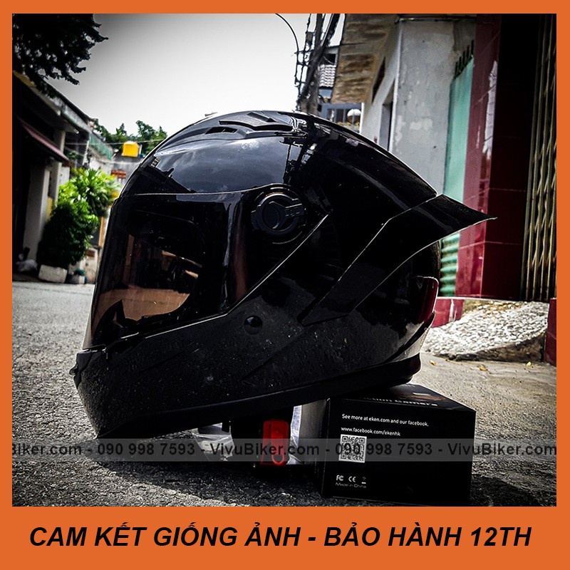 GZ - Mũ nón bảo hiểm Fullface AGU đen bóng Limited cực ngầu