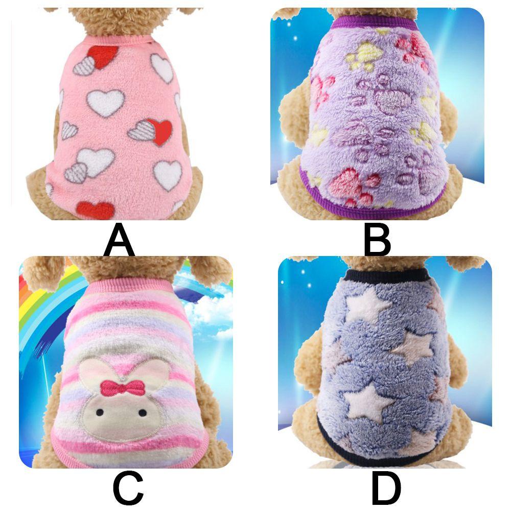 Áo Liền Quần Vải Flannel Mềm Ấm Áp Cho Thú Cưng Kat1
