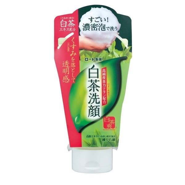 Sữa rữa mặt trà xanh Rohto Shirochasou 150gr - Hàng nội địa Nhật