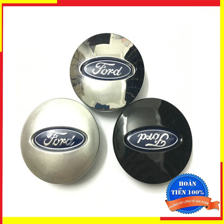 1 chiếc logo chụp mâm bánh xe ô tô - Ford đường kính 65mm (Đo đường kính trước khi đặt)