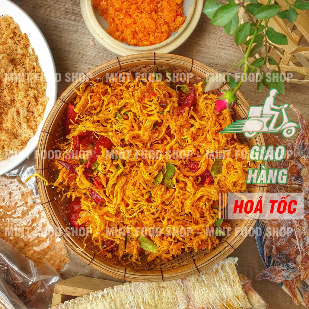 Khô Gà Lá Chanh Loại 1 Siêu Ngon 1kg 2 Hộp 500gr