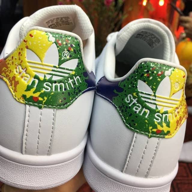 Giày Thể Thao stansmith gót vảy sơn_Giaysneaker