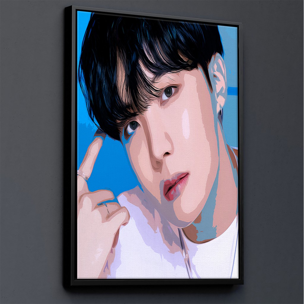 TRANH CANVAS K-POP BTS treo tường in theo yêu cầu - J-Hope