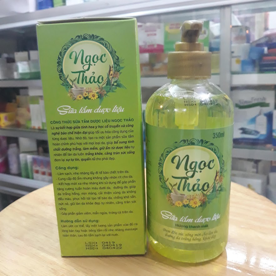 Sữa tắm dược liệu ngọc thảo hương truyền thống 350ml