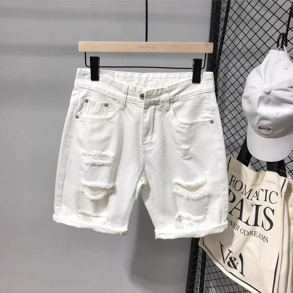 Quần short jean nam mẫu mới đẹp giá rẻ quần lửng chất bò co giãn cao cấp thời trang PRETTYGIRL PTGALL5