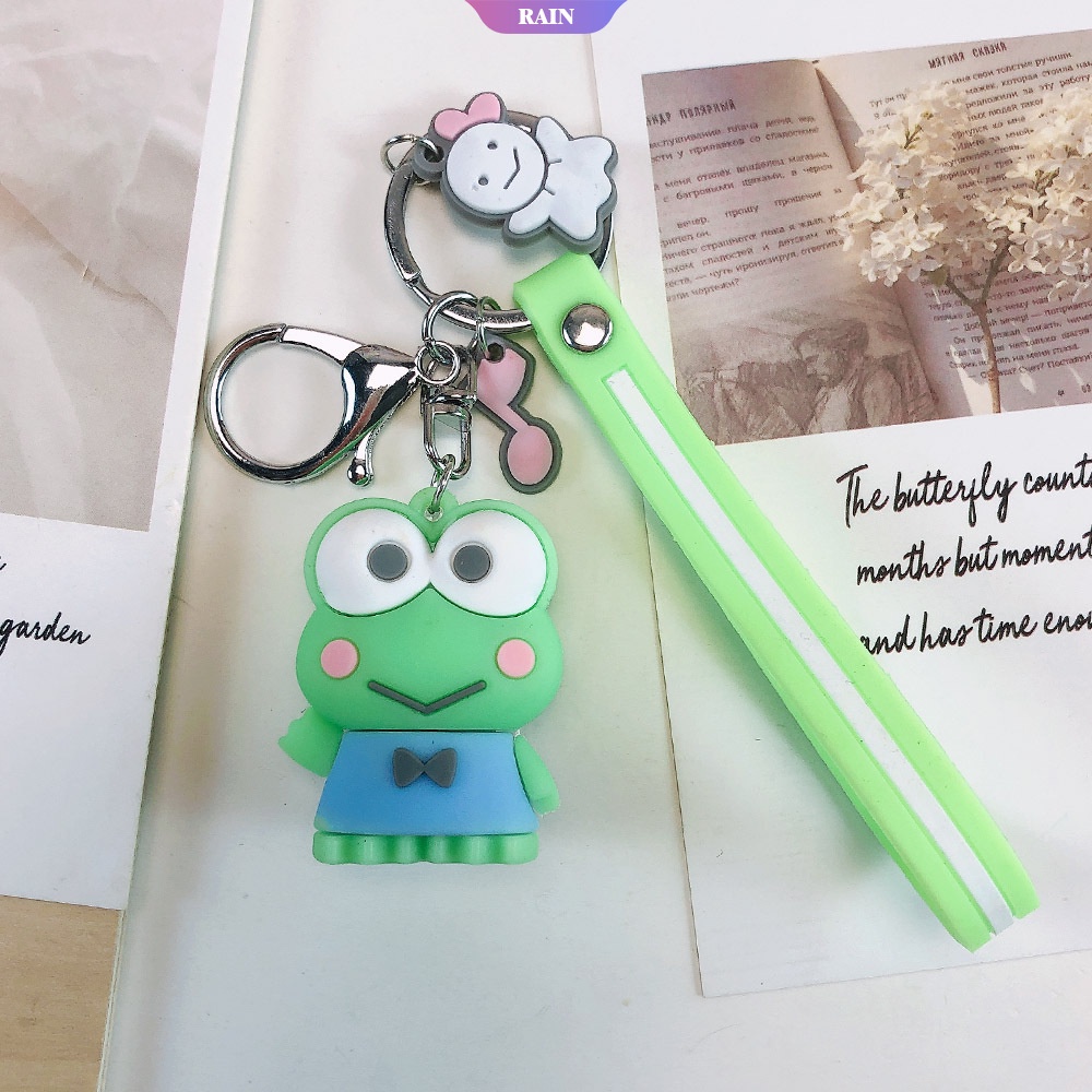 SANRIO Móc Chìa Khóa/ Balo/ Balo Đi Học Gắn Búp Bê Kuromi Dễ Thương Làm Quà Tặng Cho Nữ