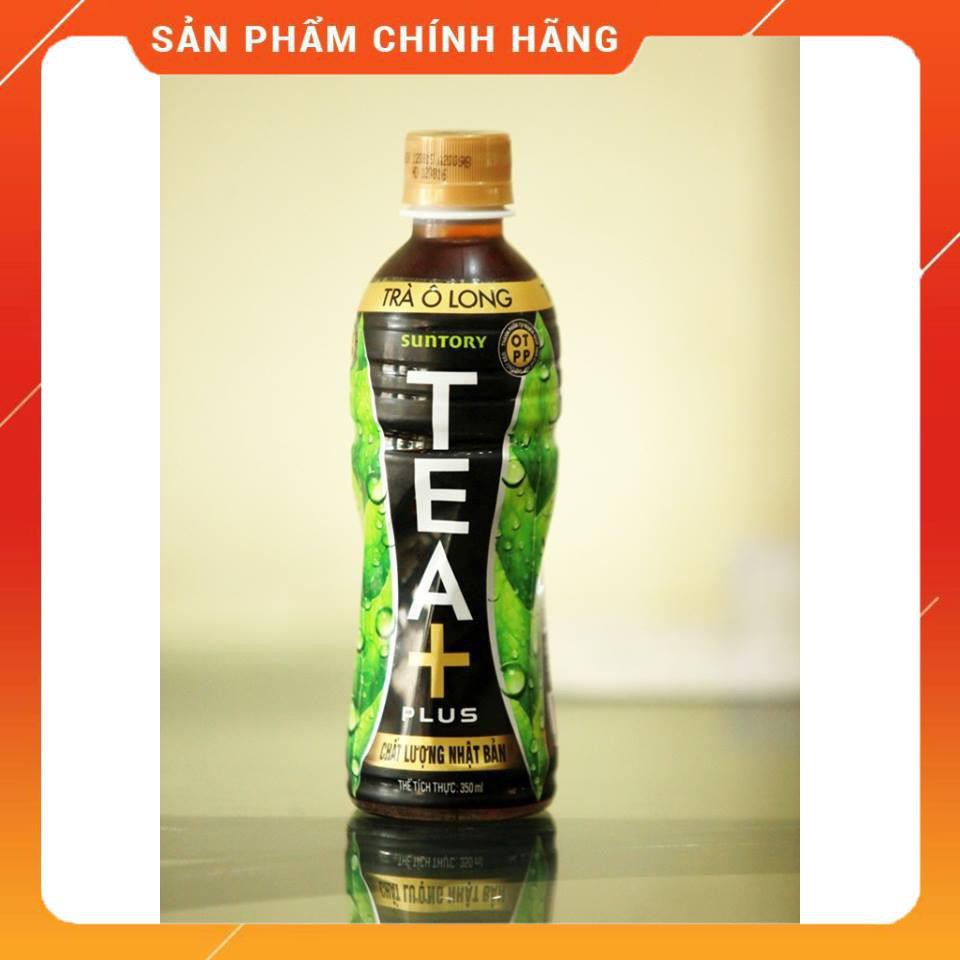 [Mã MEIHY1 Hoàn 8% đơn 199k] Lốc 6 chai trà ô long Tea Plus 455ml ( chai lớn )