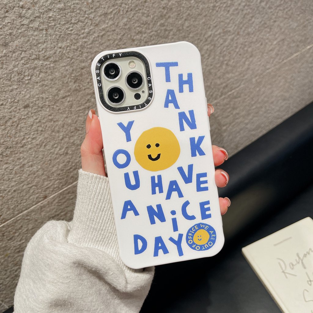 Ốp Điện Thoại tpu Chống Trầy Xước Chống Rơi Hình Mặt Cười Cho iphone 15 14pm 11 13 12 pro max