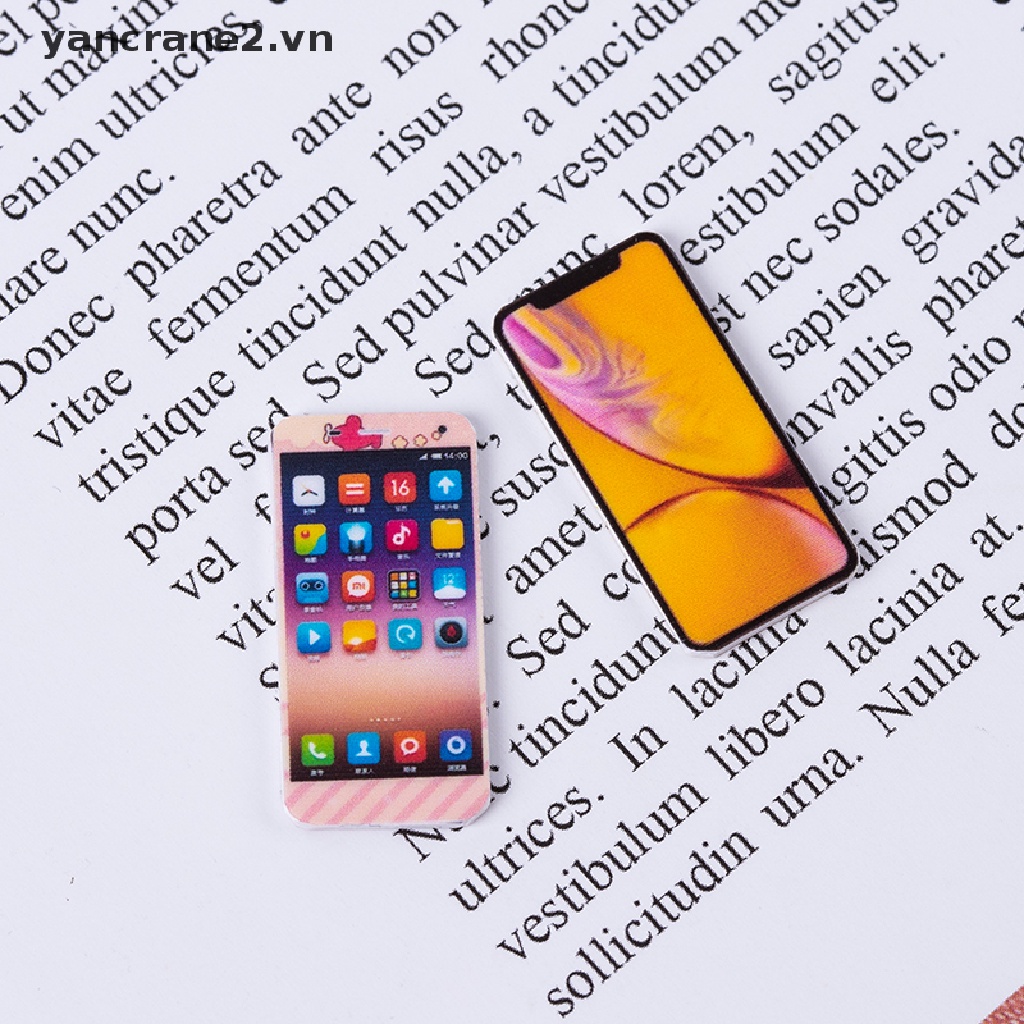 Điện thoại di động mini trang trí nhà búp bê tỉ lệ 1: 12 tùy chọn kiểu dáng