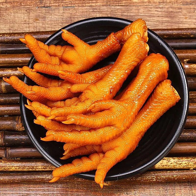 Chân gà muối cay xì dầu vàng đỏ Tứ Xuyên 32gram | BigBuy360 - bigbuy360.vn