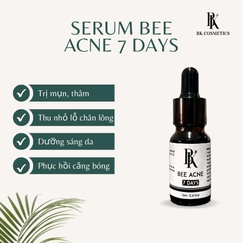 Serum giảm mụn thâm rỗ Bee Acne 7 Days - Công dụng 5 trong 1 hiệu quả sau 7 ngày