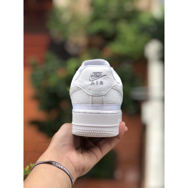 💎 [ FREESHIP + Box,Bill ] Giày Sneaker Nam Nữ AF1 Vải Xé 💎