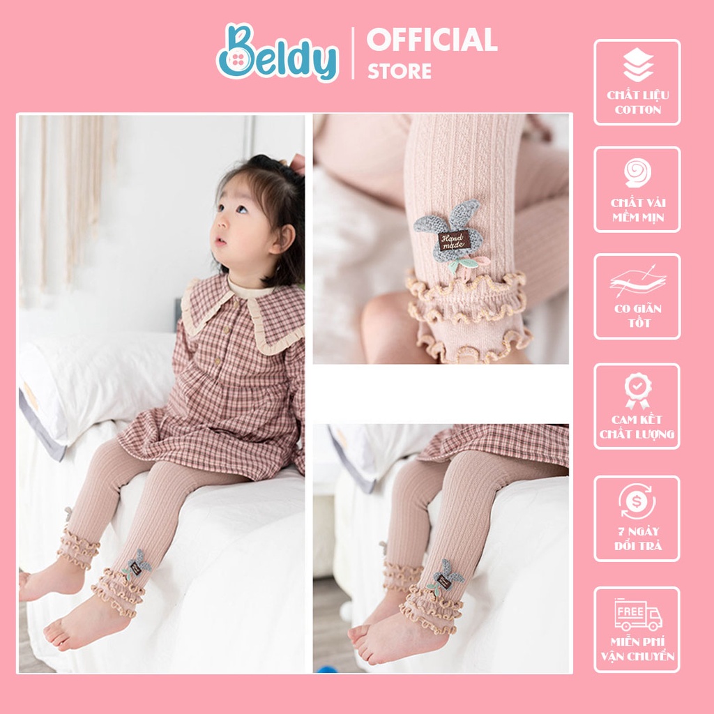 Quần tất legging len thu đông dày ấm cao cấp giá rẻ cho bé gái 6 tháng đến 3 tuổi TM46_1