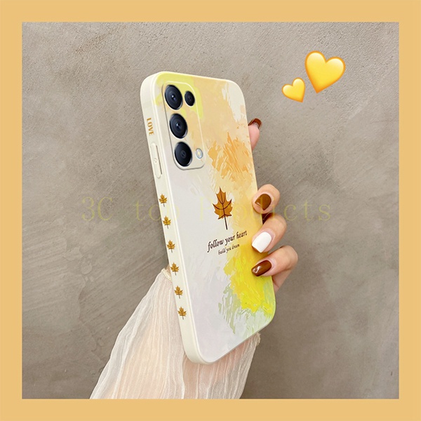 ốp lưng OPPO Reno5 ốp lưng OPPO Reno 5 5G Điện Thoại Viền Thẳng Họa Tiết Tranh Sơn Dầu Sáng Tạo Ốp OPPO Reno5