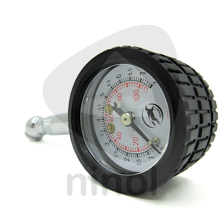 Đồng hồ đo áp suất lốp xe ô tô, xe máy Hymair E210-2 Đài Loan