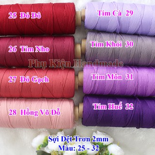 Sợi Dệt Trơn (Mã Màu: 01 - 20)