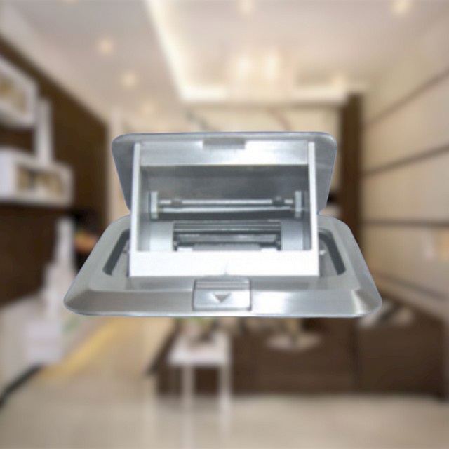 MẶT Ổ CẮM ÂM SÀN KIỂU TRÒN / VUÔNG A60 CAO CẤP MPE (F-60) (CHƯA BAO GỒM Ổ)