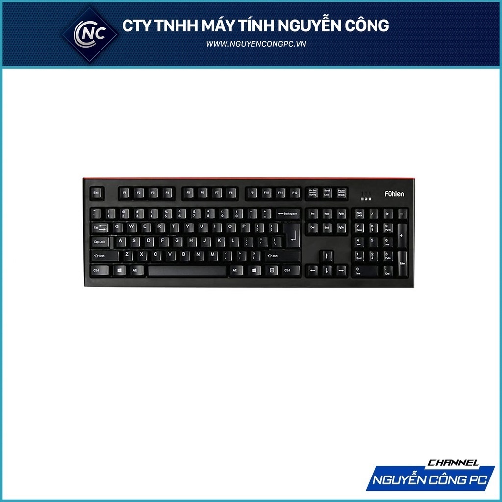 [Mã SKAMSALE03 giảm 10% đơn 200k] Bàn phím Fuhlen L500S (USB/Black-Red)