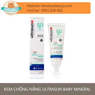Kem Chống Nắng Cho Da Siêu Nhạy Cảm Và Em Bé - Ultrasun Baby Mineral