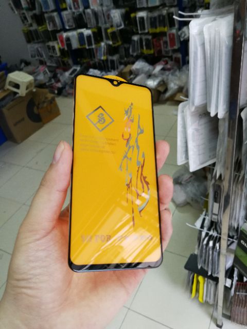 Oppo F9 cường lực 6D FREESHIP Từ 50k Full màn Full keo ( tặng giấy lấy bụi keo mép )