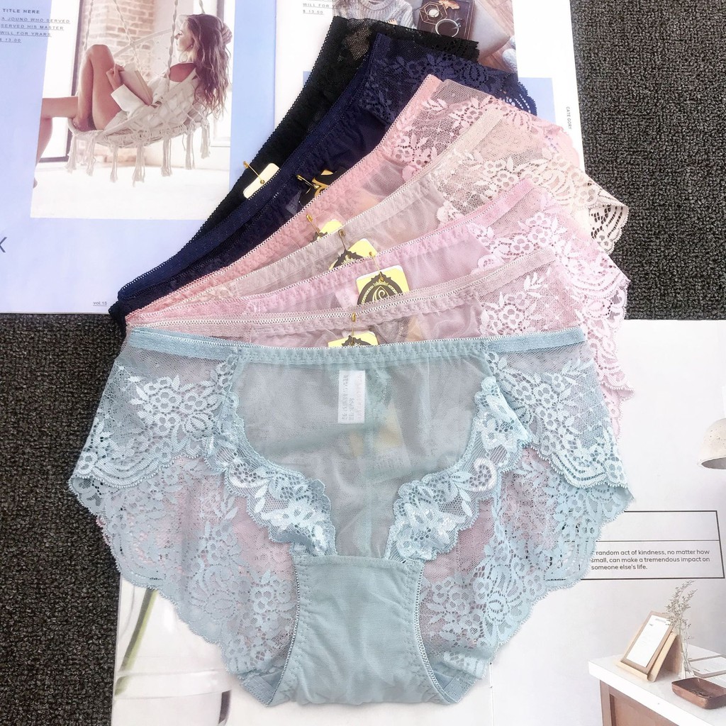 Combo 5 Quần lót cao cấp tam giác, cạp thấp, sexy, mềm mại