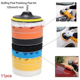 Phớt đánh bóng, Bộ 11 món phớt mút cho máy đánh bóng|Đầu đánh bóng|Đánh bóng 4inch |5inch|6inch