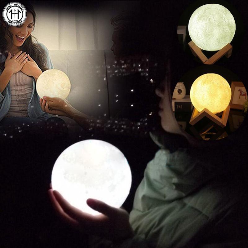 TIME Moon Lamp Night Light