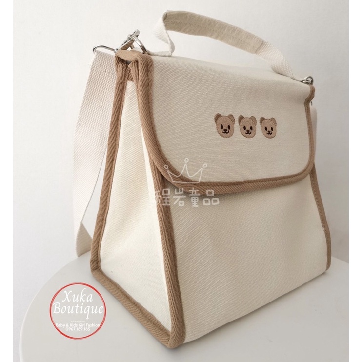 Túi Giữ Nhiệt Gấu Hàn Chuyên Ủ Bình Sữa Cho Bé