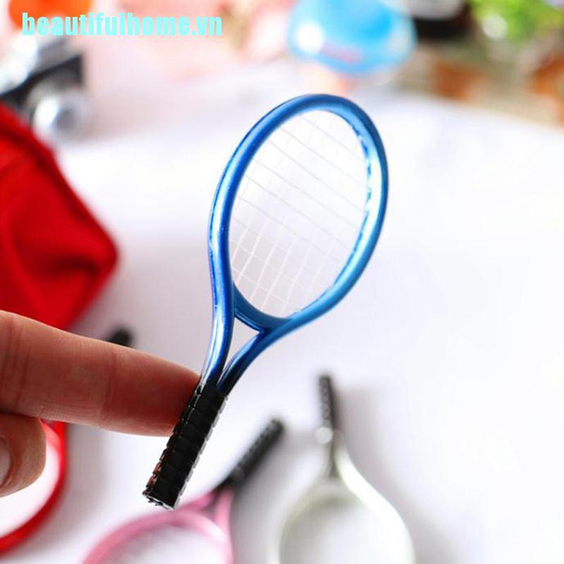 Bộ 2 Vợt Tennis Tỉ Lệ 1: 6 1: 12 Dành Cho Búp Bê