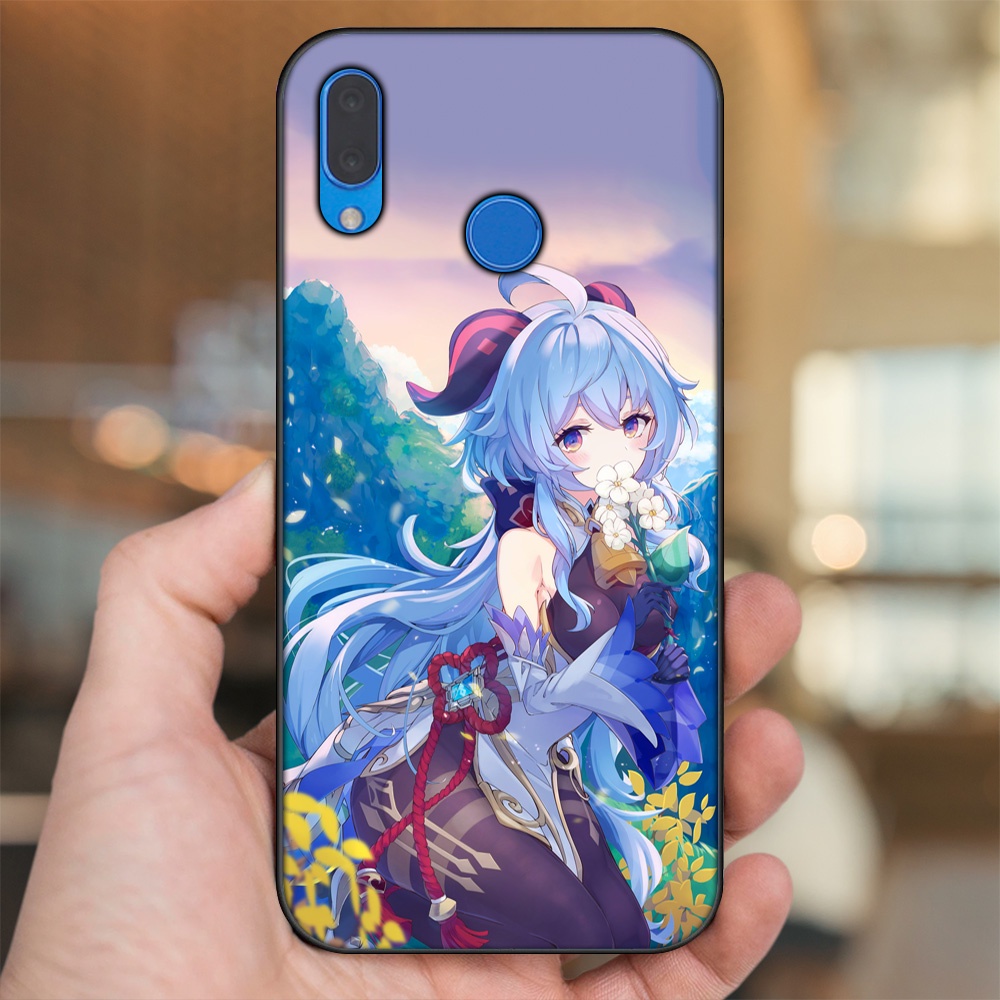 Ốp lưng Huawei Nova 3, Nova 3i, Nova 3e, P20 Lite viền đen in hình Ganyu Genshin Impact