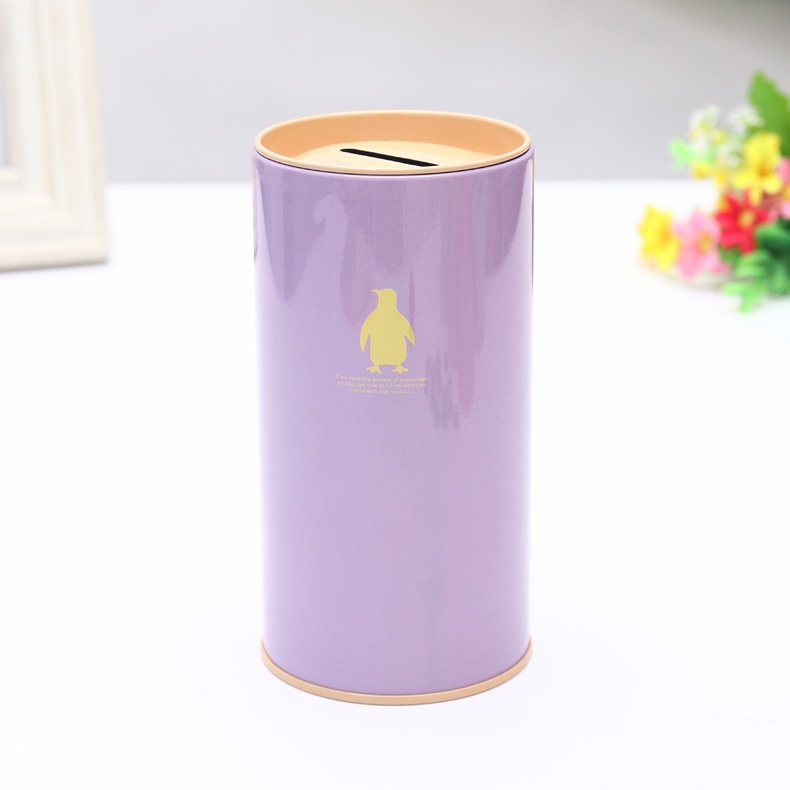 Hộp Thiếc Đựng Tiền Xu Hình Động Vật Hoạt Hình Sáng Tạo