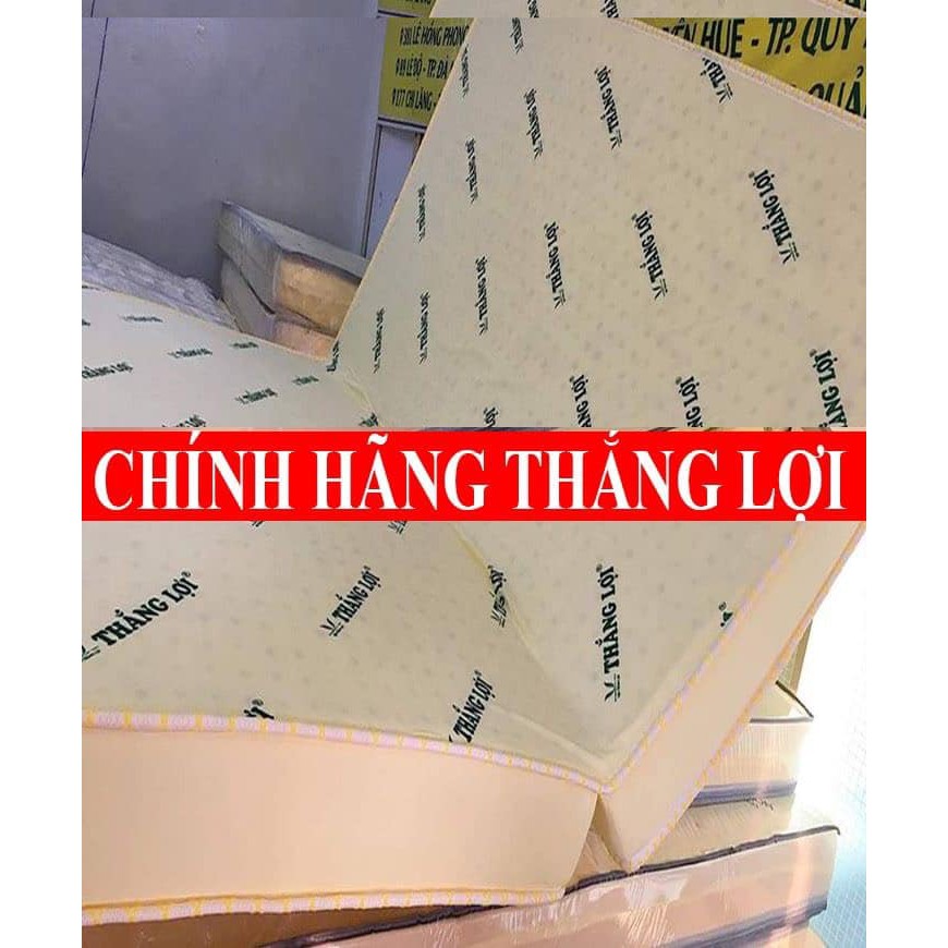 Xã Hàng Nệm cao su non Thắng Lợi chính hãng BH 5 năm loại giường Đôi 1m4,1m6,1m8x2mx10cm