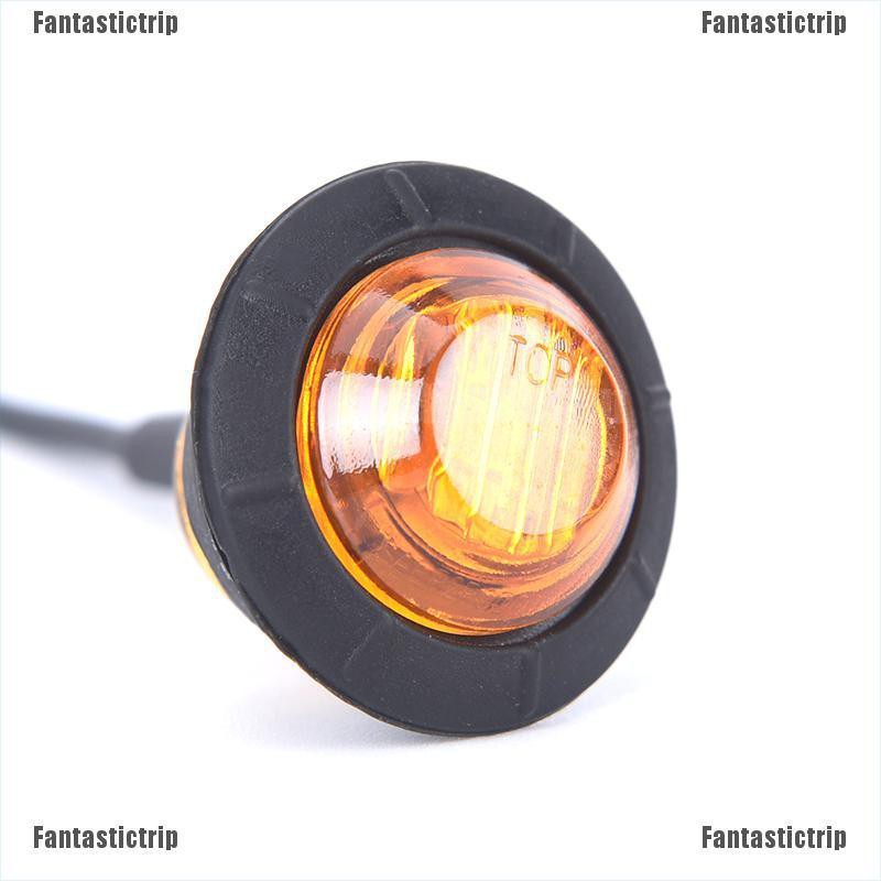 Bộ 10 Nút Đèn Led Tròn mini 12 / 24V