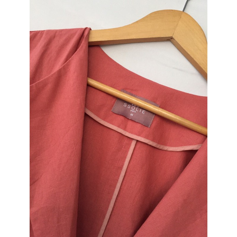 Blazer Korea chất Linen màu siêu xinh