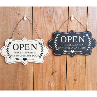 Bảng treo cửa open, close 2