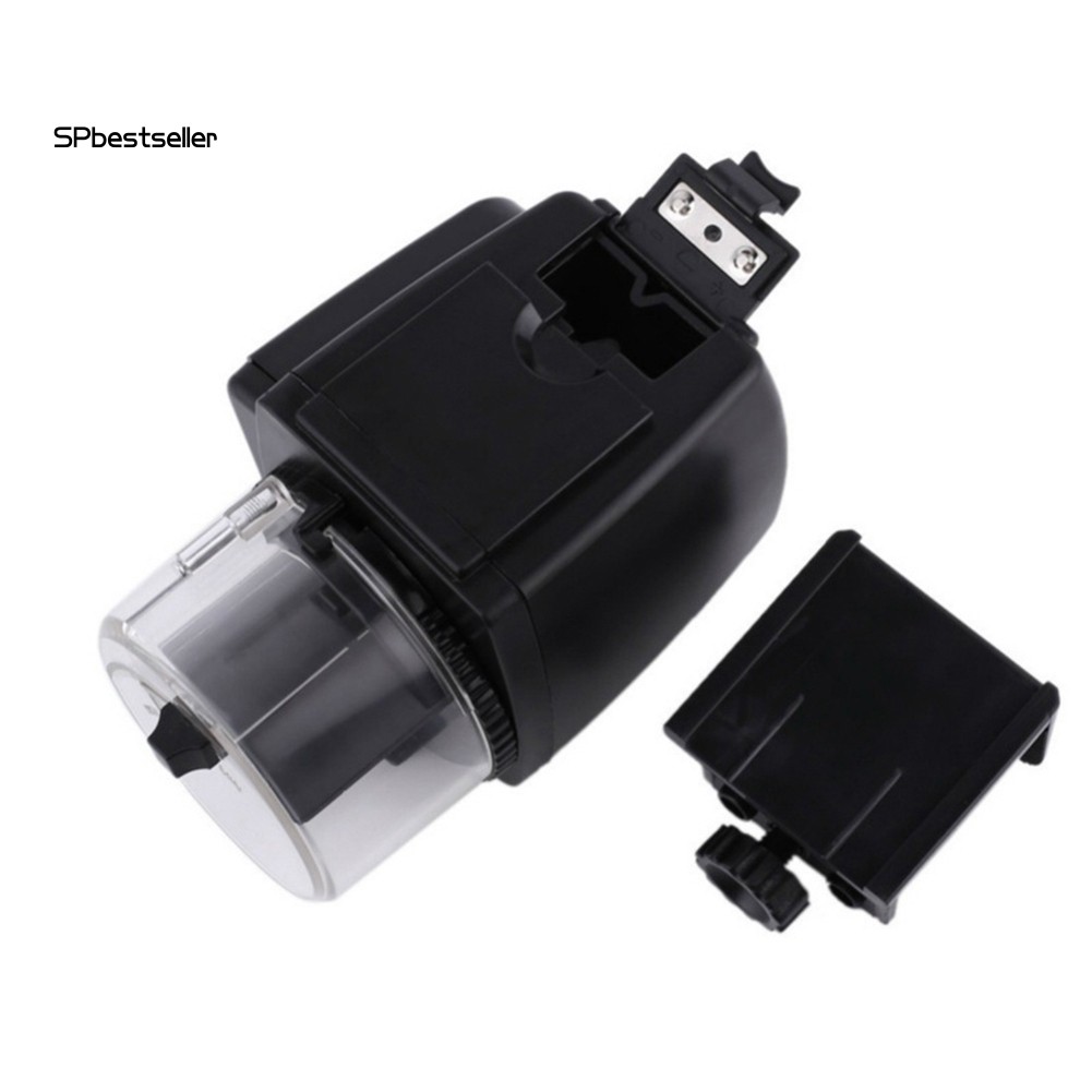 Thiết bị cho cá ăn tự động chạy bằng pin siêu tiện lợi