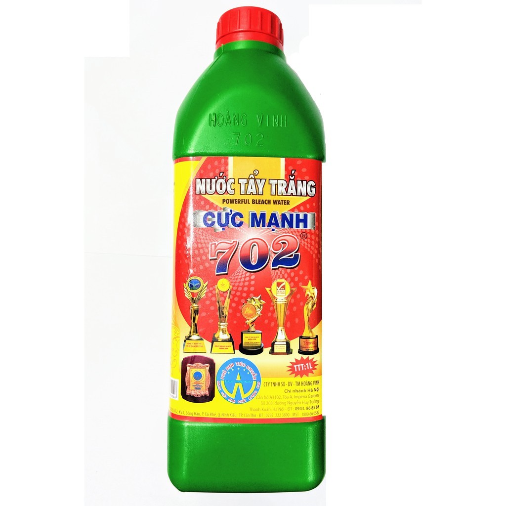 Nước tẩy trắng cực mạnh 702 1L / 500ml