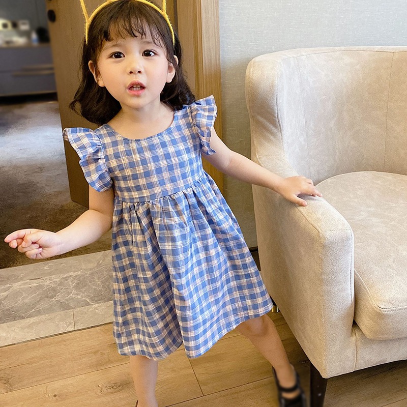 Đầm công chúa tay cánh tiên xinh xắn thời trang cho bé gái