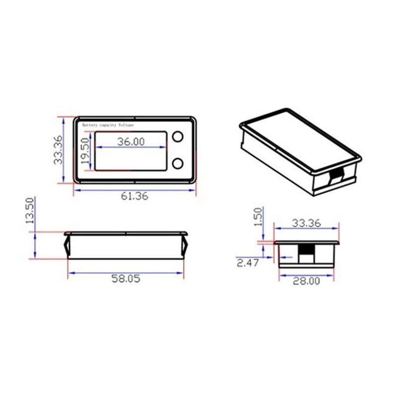 Đồng Hồ Đo Điện Áp Kỹ Thuật Số w / for w / o