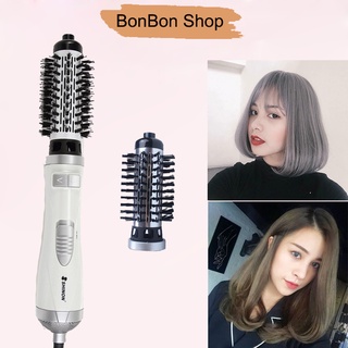 Lược sấy xoay 360 độ tự động 2 lõi sấy shinon