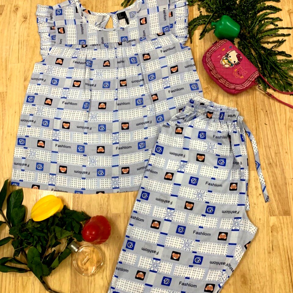 Đồ Bộ Nữ B04 VNXK Chất Liệu Vải Tole Siêu Mát Mặc Thoải Mái [ẢNH SHOP TỰ CHỤP] | BigBuy360 - bigbuy360.vn