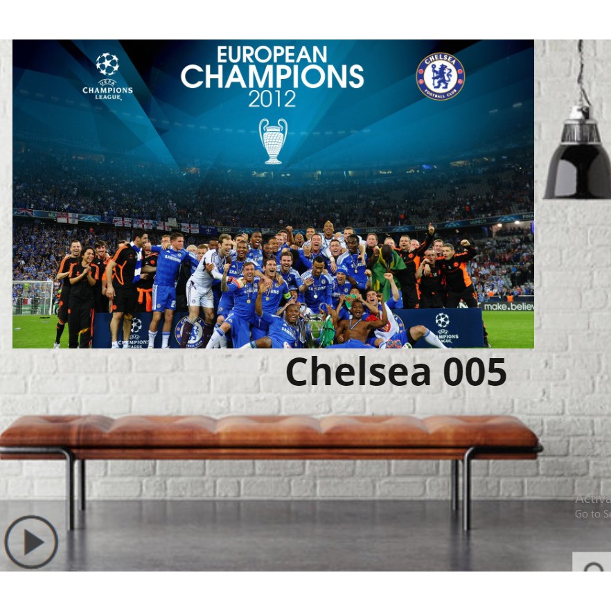 Poster Chelsea dán tường 40x60cm giá rẻ chất lượng cực đẹp