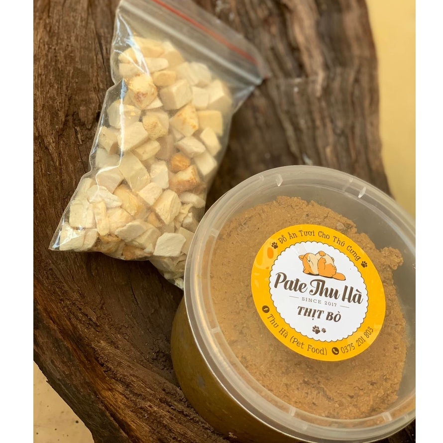 Pate Tươi Cho Mèo Vị Bò Hộp 500g Giàu Protein, Vitamin & Khoáng Chất Duy Trì Và Phát Triểu Khối Lượng Cơ Bắp