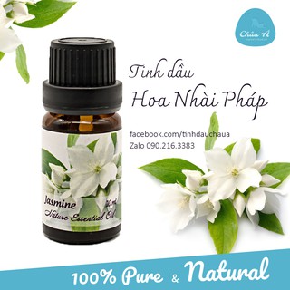 [Giá sốc chỉ 3 ngày] Tinh dầu hoa nhài (hoa lài) Pháp, Jasmine 10ml, Nguyên chất, Có quà trị giá 39k (Châu Á Living)