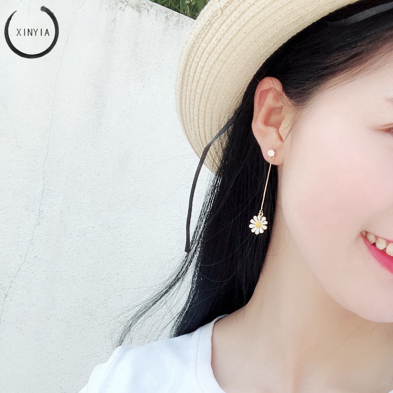Hoa tai đơn giản hoa cúc mặt trời hoa cúc Anting JR1179