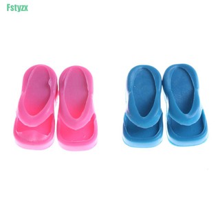 fstyzx 2pairs Doll Accessory Shoes Sandals Flip Flop For 18” Doll