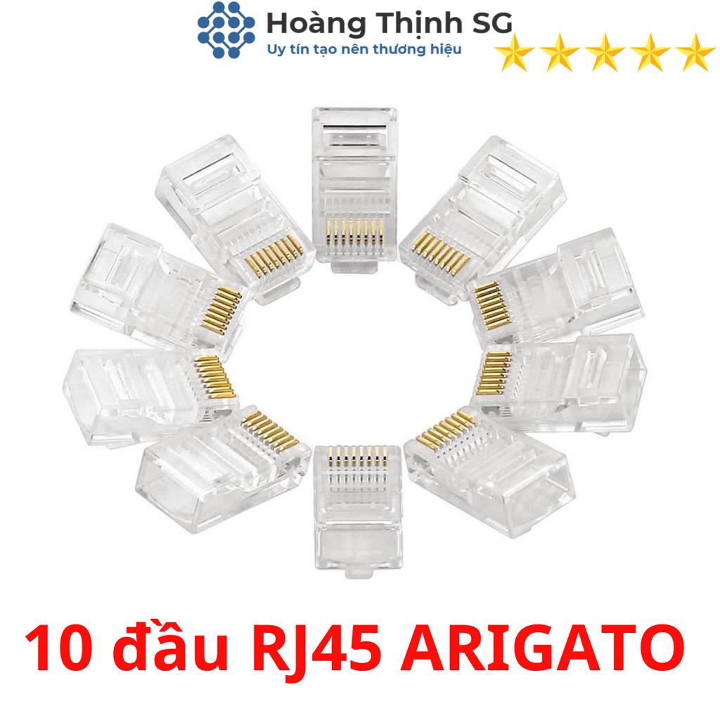 Hạt đầu mạng RJ45 ARIGATO - Dùng bấm đầu cho dây mạng cat5 cat5E Cat6 Cat6E - Hoàng Thịnh SG